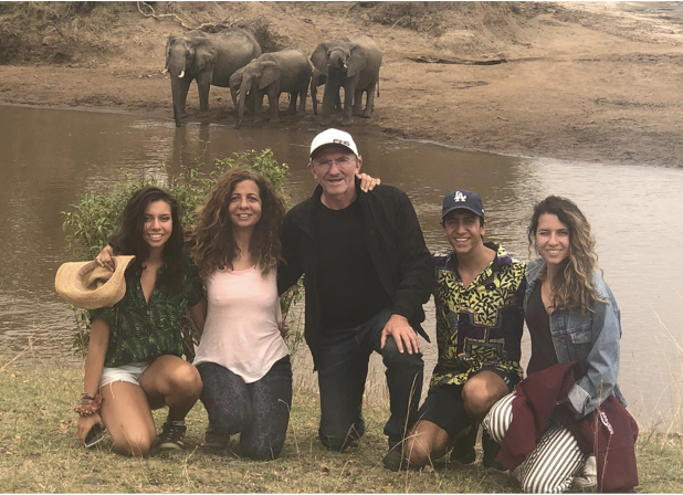 Nicole, Gigi, Alex, Danielle and I volunteering at an elephant sanctuary in Kenya